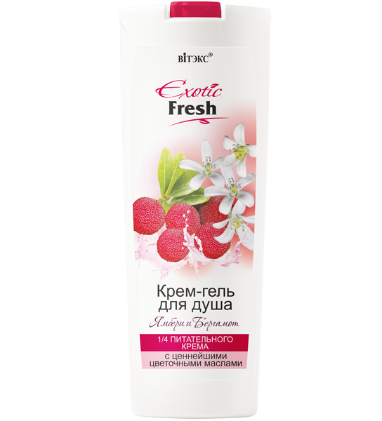 Vitex EXOTIC FRESH Cream shower gel "YAMBERI and BERGAMOT" 500ml
